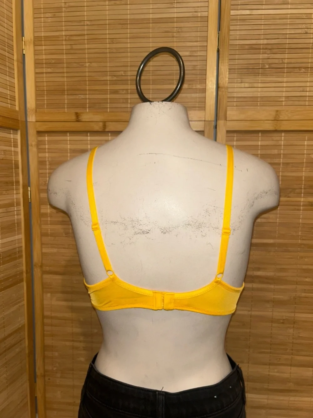 Adore Me Mirianne Push Up Bra dark yellow lace woman’s 34A NEW